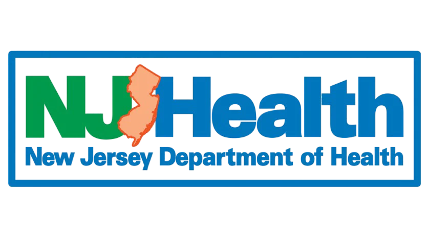 New Jersey Department of Health logo.