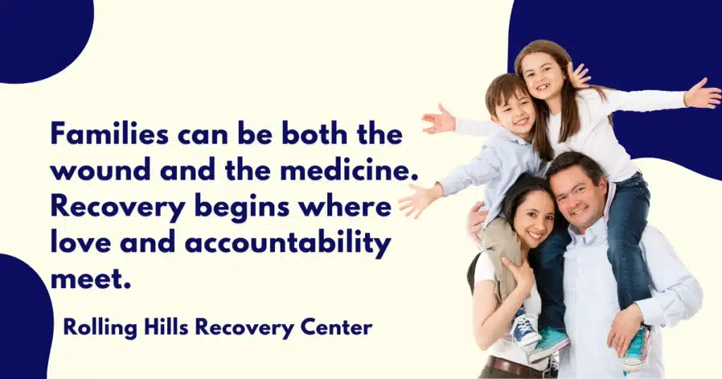 Families support healing and recovery together.