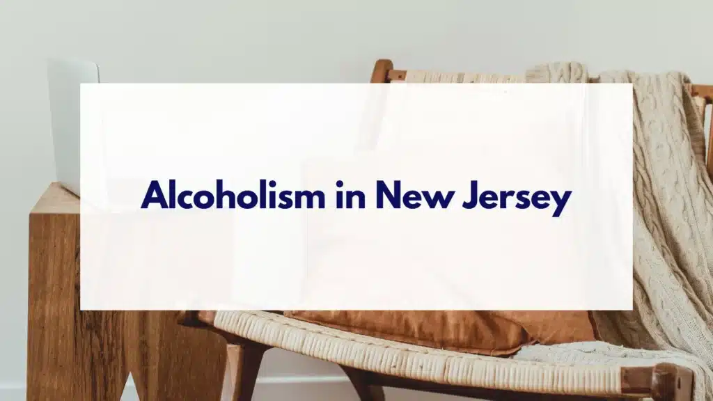 Adult in calm environment re
fl
ecting on alcoholism in New Jersey, early intervention and support.