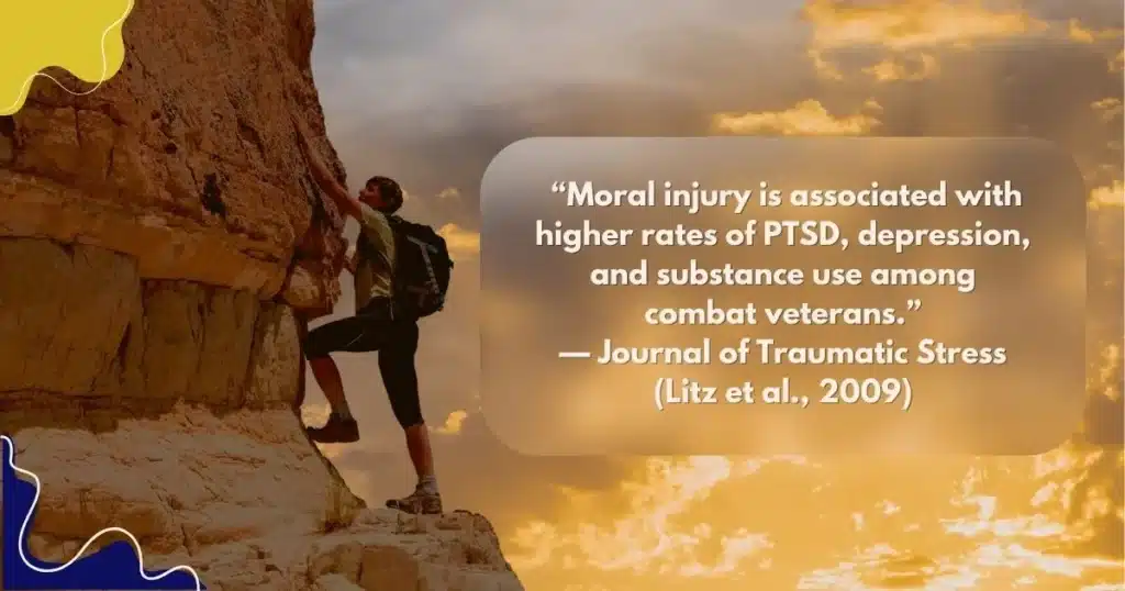 uote graphic highlighting trauma therapy’s role in PTSD and addiction recovery for veterans